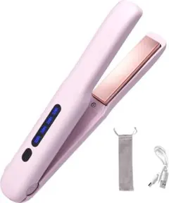 新品送料無料/ コードレス ヘアアイロン プロ仕様 2way