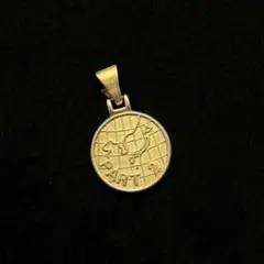 265遺品整理品　ペンダントトップ　JUNKO SHIMADA 島田順子　金色のサムネイル