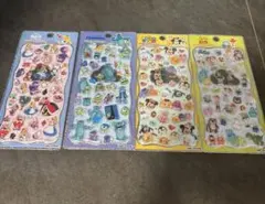 正規品　プチドロップステッカー　ディズニー4種