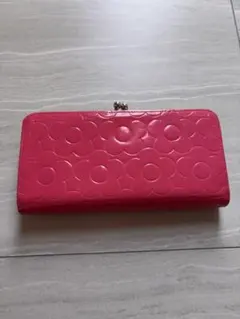 マリークワント　ピンク長財布