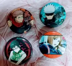 呪術廻戦 和紙+カンフー+名場面缶バッジセット