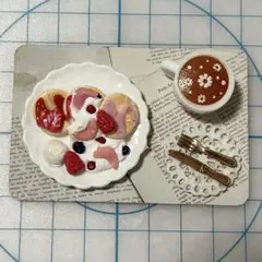 ミニチュアハンドメイド ミニチュアフード ミニチュアスイーツミニチュアパンケーキ