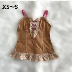 00s y2k LIZ LISA系　フェアリーコア　バレエコア　ピチT キャミ