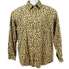 A BATHING APE レオパード柄 長袖シャツ L エイプ ヒョウ柄