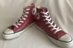【美品】希少90’s コンバース オールスター USA製 ハイカットレザー