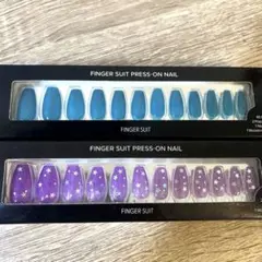 【新品未使用】FINGER SUIT PRESS-ON NAIL 2種セット