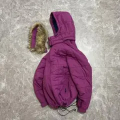 00s Columbia 短丈 hooded puffer jacket y2k