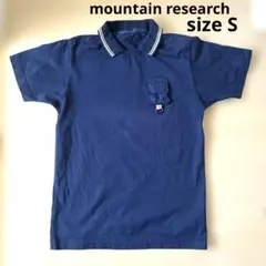 マウンテンリサーチ　mountain research ネイビー　ポロシャツのサムネイル