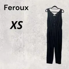 Feroux ブラック XS オールインワン フラワー柄 ノースリーブ 花レースのサムネイル