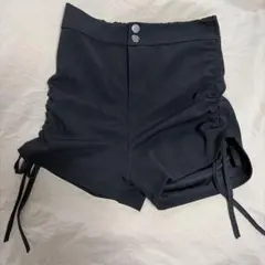 ドローストリング ショートパンツ ブラックのサムネイル