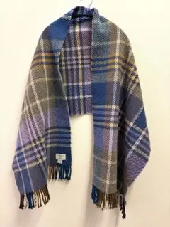 【★美品】匿名配送Johnstons of Elgin 厚手ストール カシミヤ混