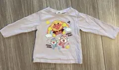 アンパンマン 長袖Tシャツ 90サイズ 薄紫　カットソー