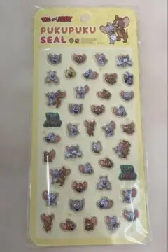ぷくぷくシール　PUKUPUKU SEAL トム&ジェリー