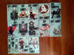 spy×family 1巻〜13巻、家族の肖像等（裁断済み）