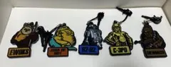 スターウォーズ ラバー　マスコット　イヤホンジャック　ストラップ　5点まとめ