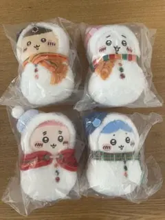 エニマイくじ　E賞　4体セット　ちいかわ　ハチワレ　古本屋　くりまんじゅう