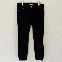 ZARA ザラ TRAFALUC ストレッチスキニー ブラックデニム 36 M