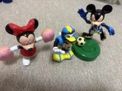 ミニー・ドナルド・ミッキー フィギュア 3体セット