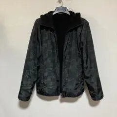 未使用☆美品 ユニクロ フード付 リバーシブル ジャンバー フリースジャケット