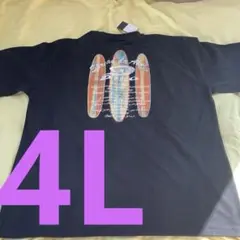新品　大きいサイズPIKO Tシャツ メンズ 半袖 4L 黒　サーフィン