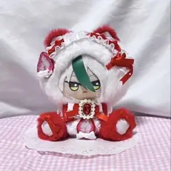 感謝SALEハンドメイド 着ぐるみ おすわりぬい服 推し活 桃色 赤色 d539