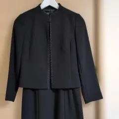 『クミキョク』ブラックフォーマルセットアップ（ワンピーススーツ）サイズ0（XS）