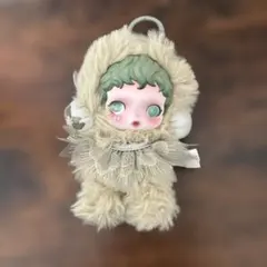 ハンドメイド ぬい服 帽子 スカルパンダ もこもこ ぬいぐるみ 着せ替え
