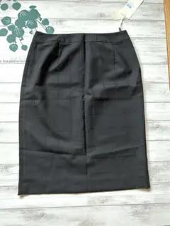 【新品タグ付き】桂由美 Yumi Katsura 黒膝丈スカート 通勤 夏用