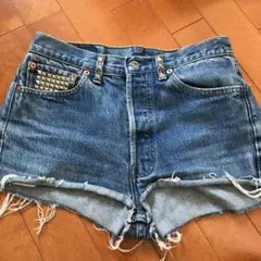 限定値下げLevis vintageカットオフスタッズリメイクのサムネイル