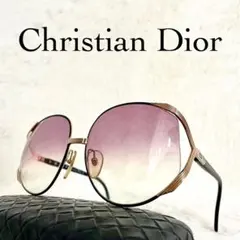 極美品　70sChristian Dior　ビンテージサングラス　パープルレンズ