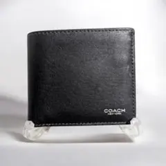 COACH 二つ折り財布 ブラックのサムネイル