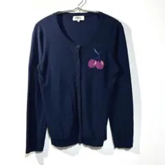 SONIA BY SONIA RYKIEL ネイビー カーディガン 長袖　38