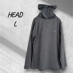 【美品】HEAD ハイネック スウェット グレー L スポーツウエアのサムネイル