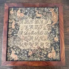 Jules Pansu Medieval 動物と花の刺繍クッションカバー - メルカリ