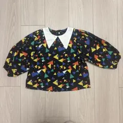 manina 幾何学模様 シャツ 95cm