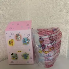 ディズニーストア シークレットアクリルコップ ドナルド＆デイジー