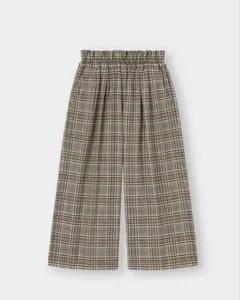 GU GIRLS ハイウエスト　ワイド　パンツ