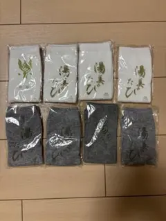 湯美たび 足袋 8足セット ホワイト グレー