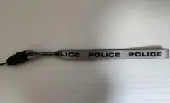POLICE ロゴ入り ナイロンストラップ