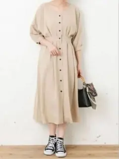 URBAN RESEARCH Sonny Label ベージュ　ワンピース