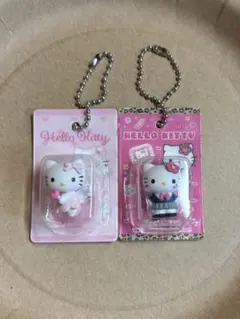 Hello Kitty フィギュアセット ストラップ付き