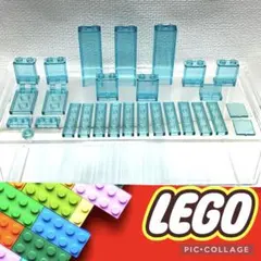 ⭐️レゴ LEGO ⭐️大量クリアブルーパーツ 27点まとめ売り 窓 柱 プレート