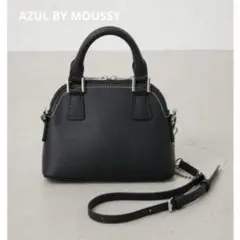 AZUL BY MOUSSY ショルダーバッグ レザー　ブラック