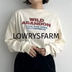 LOWRYS FARM オリジナルバンドTLS ロンT アイボリー