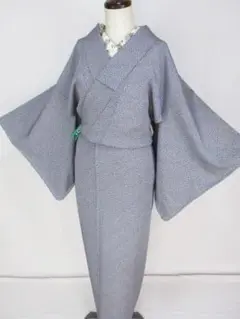 未着用・仕付けつき！菊江戸小紋＊八掛も江戸小紋＊着物＊１５４ｃｍ＊裄６４
