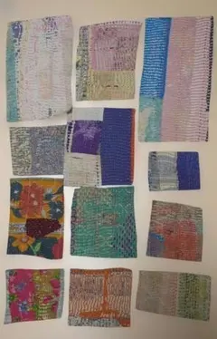 大特価☆ラリーキルトはぎれ12枚