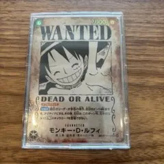 ワンピースカード　OP13-118 ルフィ　手配書　SP パラレル