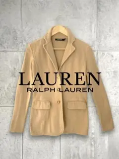 【LAUREN RALPH LAUREN 】ニットジャケット手洗い可能 S