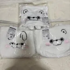 新品　未使用　ヨッシースタンプ　ボアミニトートバッグ　巾着　くま　うさぎ100%