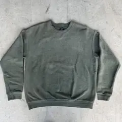90s LANDS'END コットンニット 鹿の子 前v スウェット